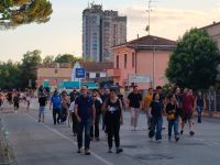 Cartolina ricordo Ferrara 2026: Vasco e Grattacielo